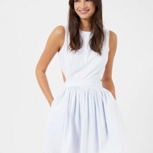 Adelade Organic Poplin Cutout Dress