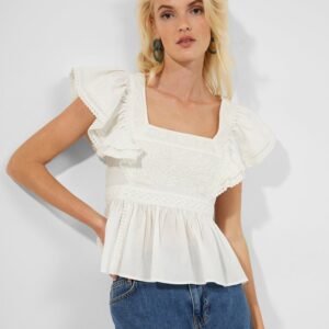 Elana Embroidered Top