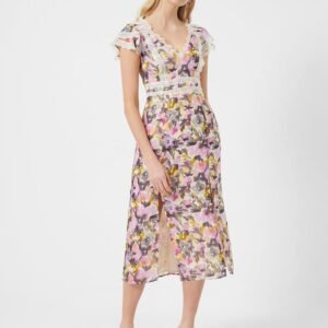 Catlett Crinkle Lace Mix Dress