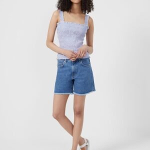 Elao Rhodes Poplin Smocked Top