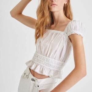 Almo Cotton Square Neck Top