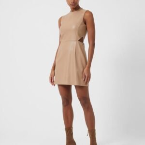 Crolenda PU Cut Out Dress