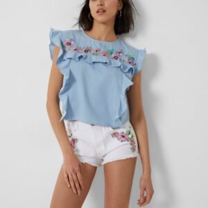 Achoo Embroiered Top